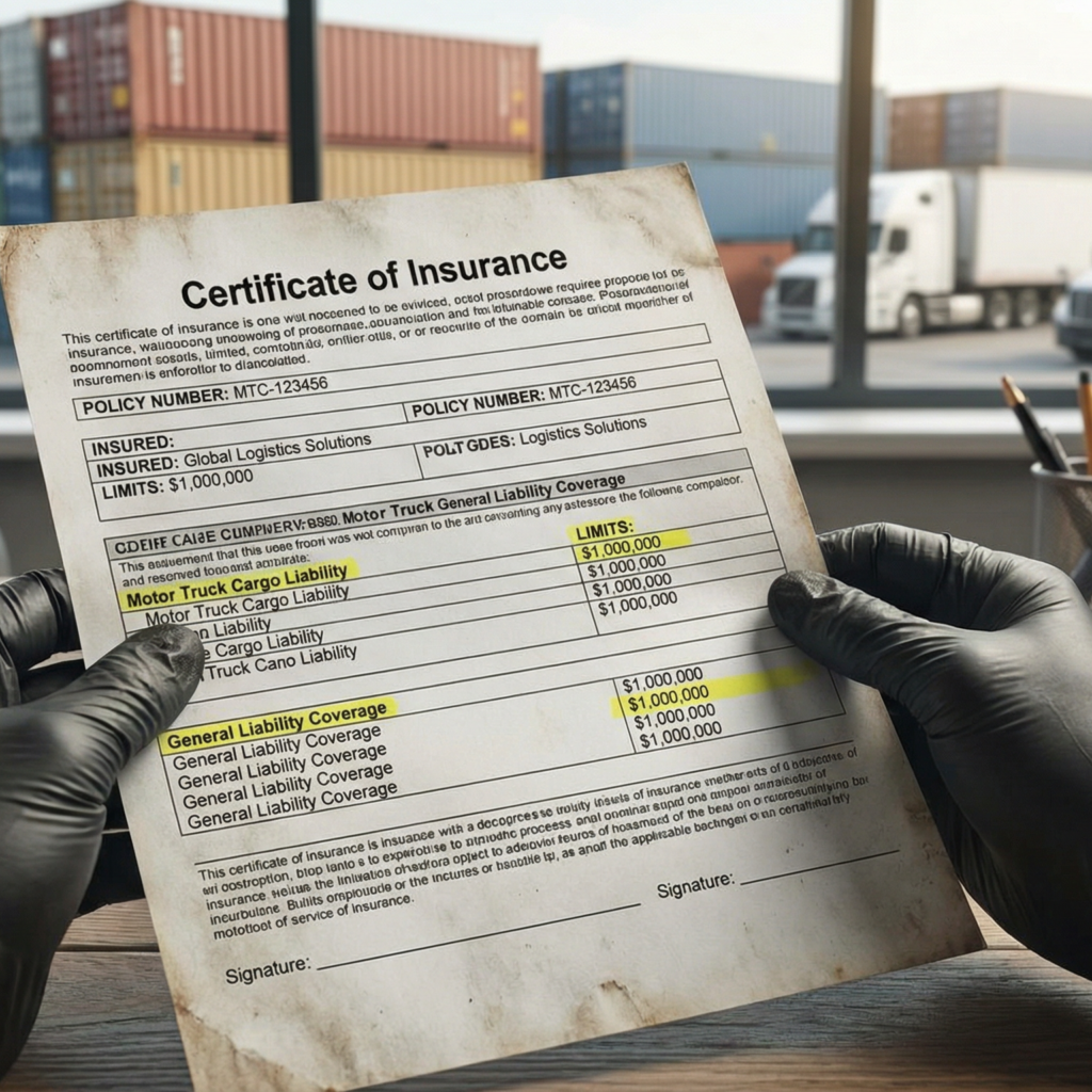Certificate of Insurance Guide for Freight Brokers
